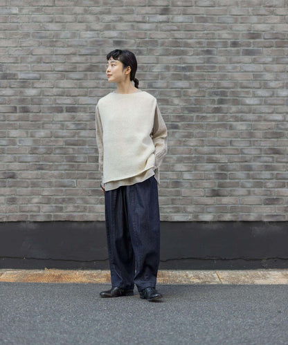 牛仔寬鬆褲