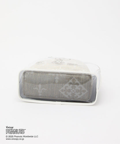 【《PEANUTS》×russet聯名第三彈】透明托特包×束口袋套裝包