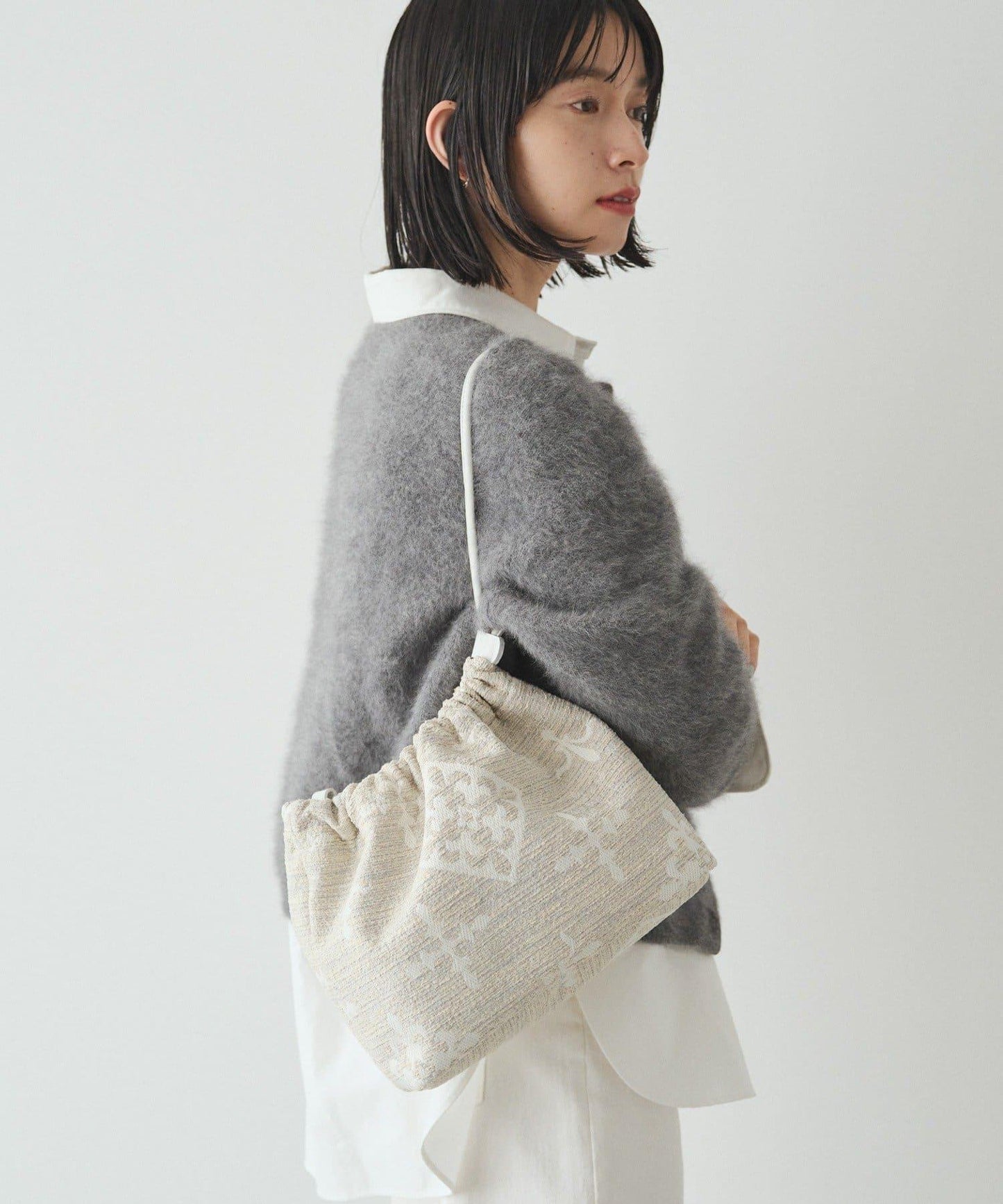 【《PEANUTS》×russet聯名第三彈】透明托特包×束口袋套裝包