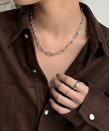 混合鏈條長款項鍊