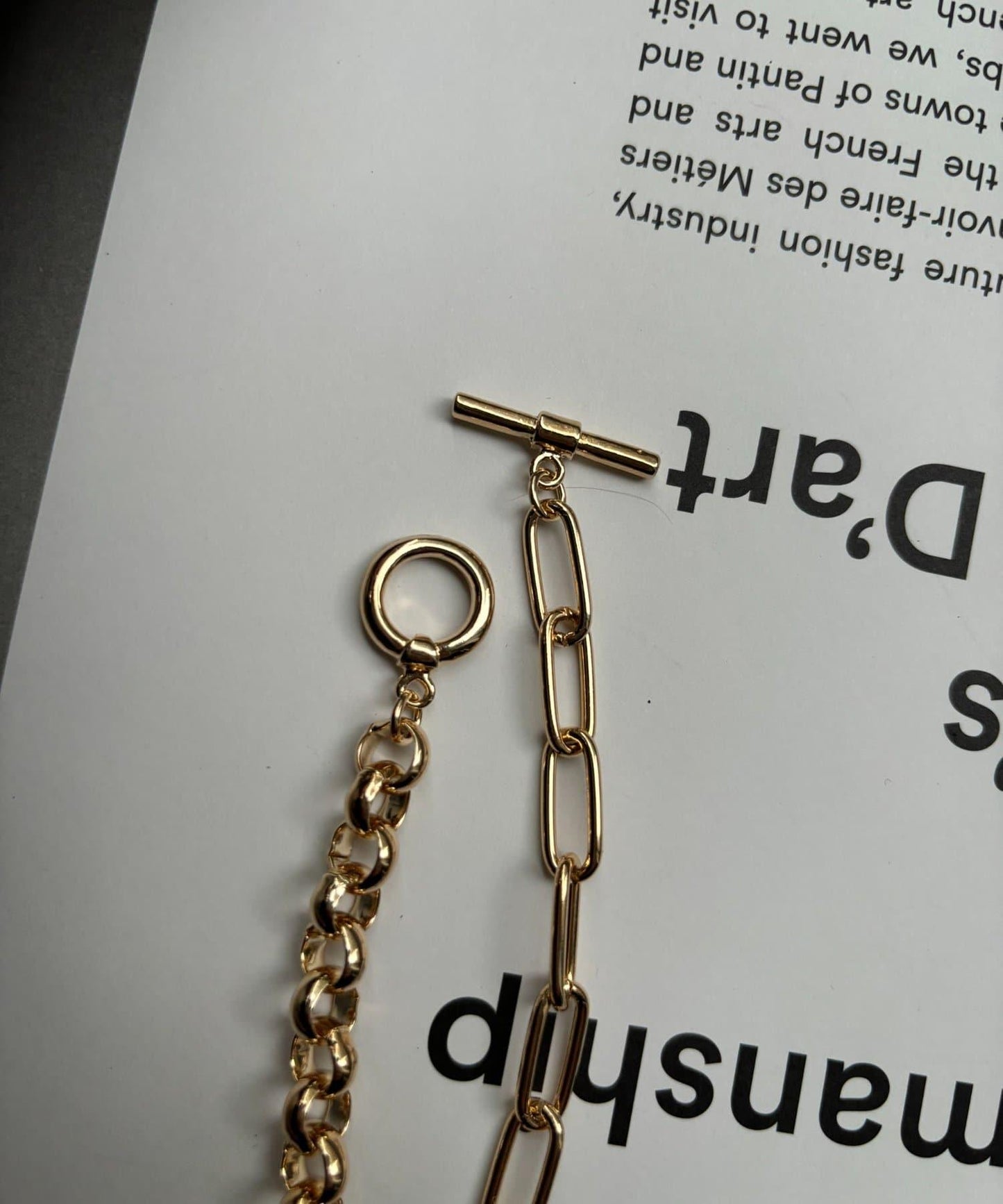 混合鏈條長款項鍊