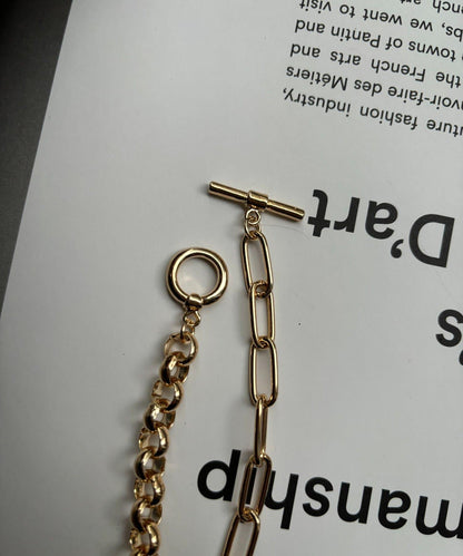 混合鏈條長款項鍊