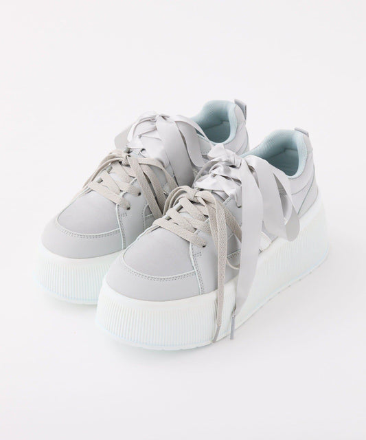 蝴蝶結緞面休閒鞋