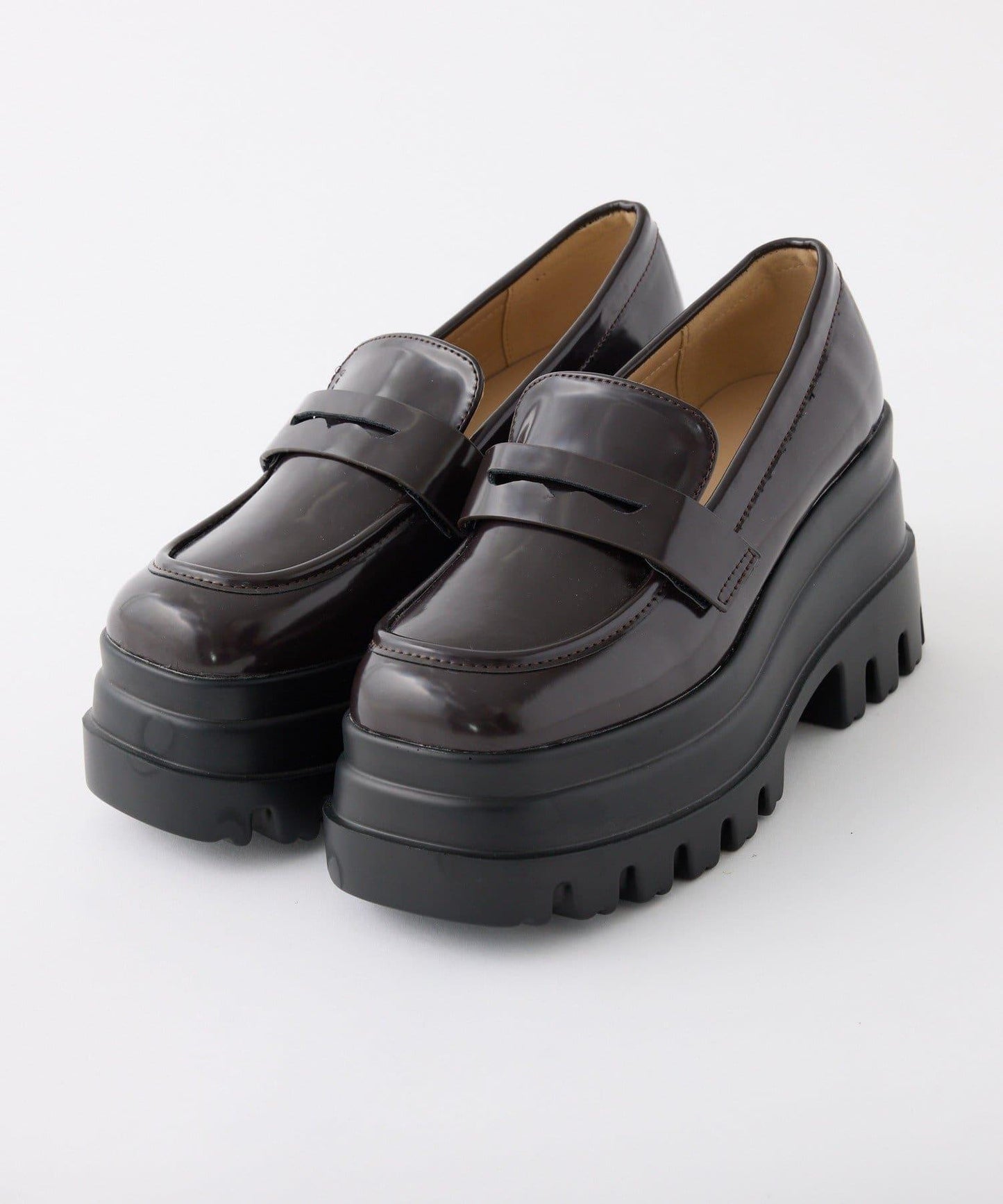 【2WAY款式】顯瘦3公斤厚底樂福鞋