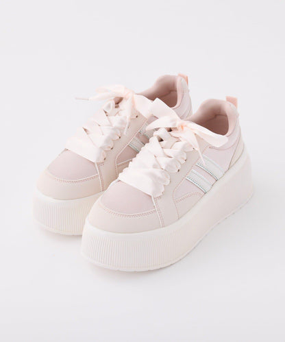 蝴蝶結緞面休閒鞋