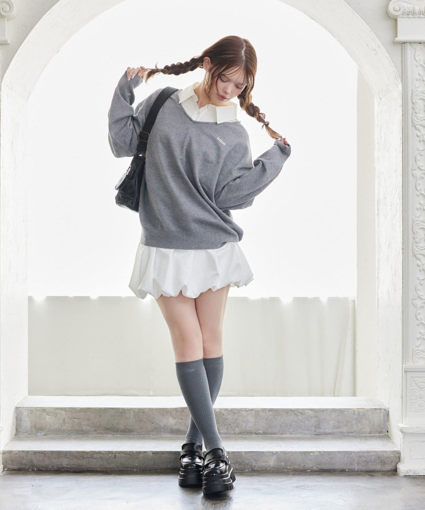 【2WAY款式】顯瘦3公斤厚底樂福鞋