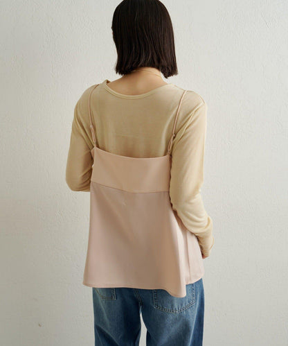 緞面蝴蝶結吊帶背心