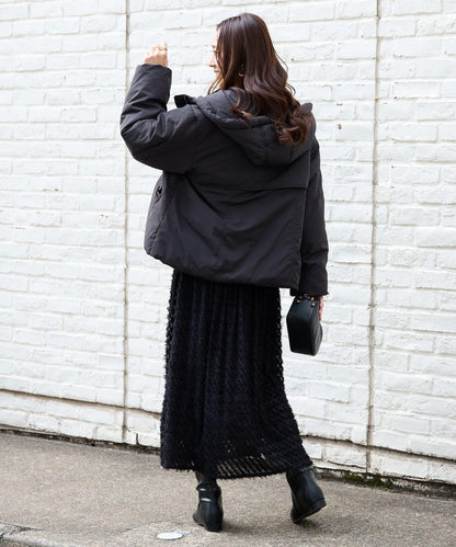 柔軟觸感狐狸絨V領開衫