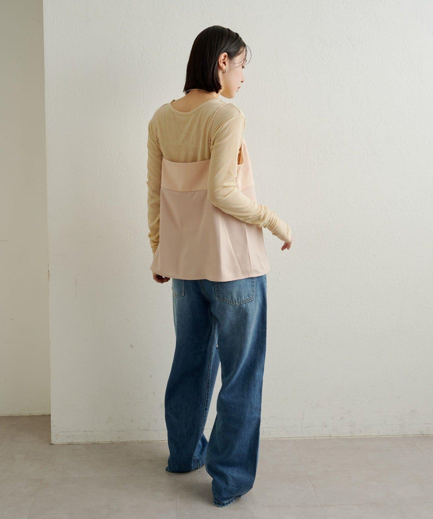 緞面蝴蝶結吊帶背心