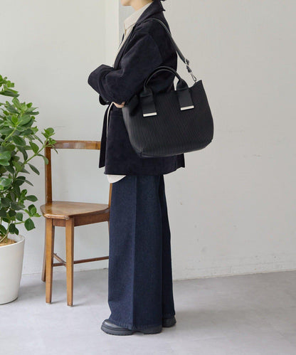 A4尺寸適用百褶托特包