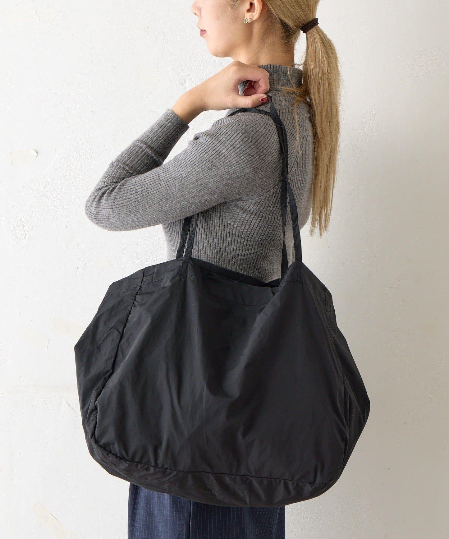 可摺疊尼龍兩用托特包