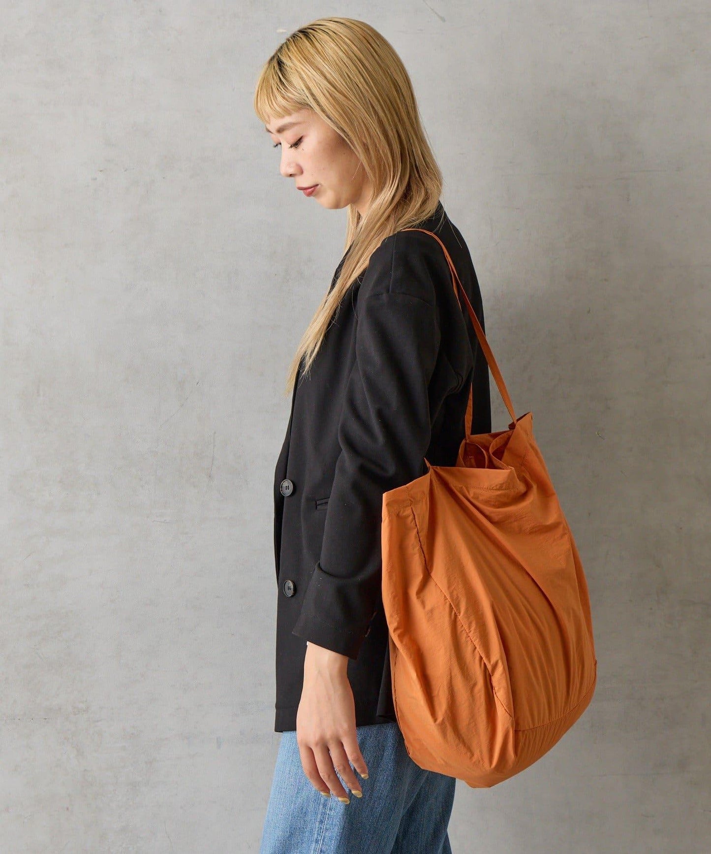 可摺疊尼龍兩用托特包