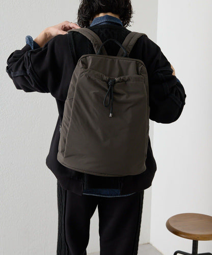 防潑水/A4尺寸兼容抽繩雙肩包