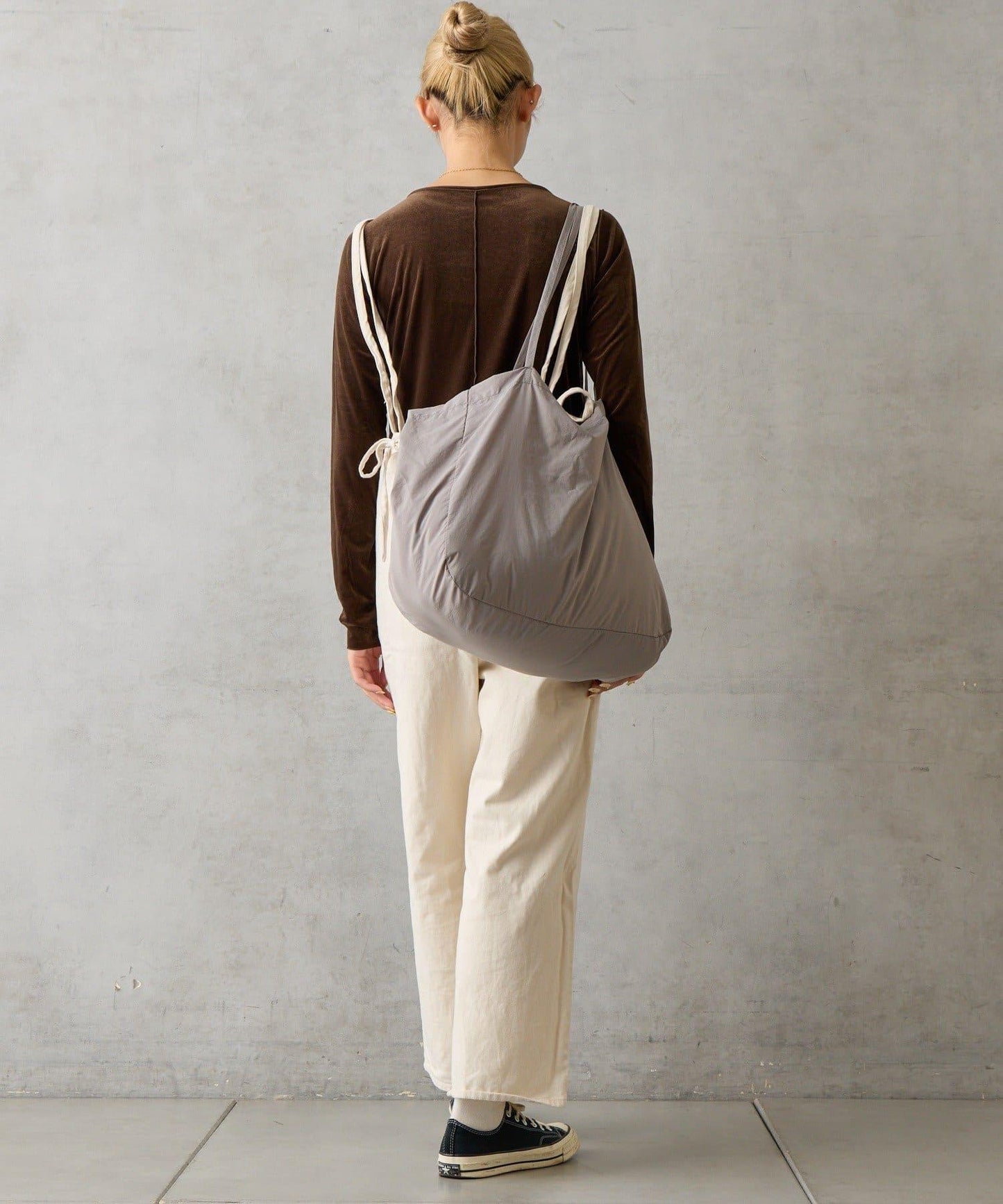 可摺疊尼龍兩用托特包