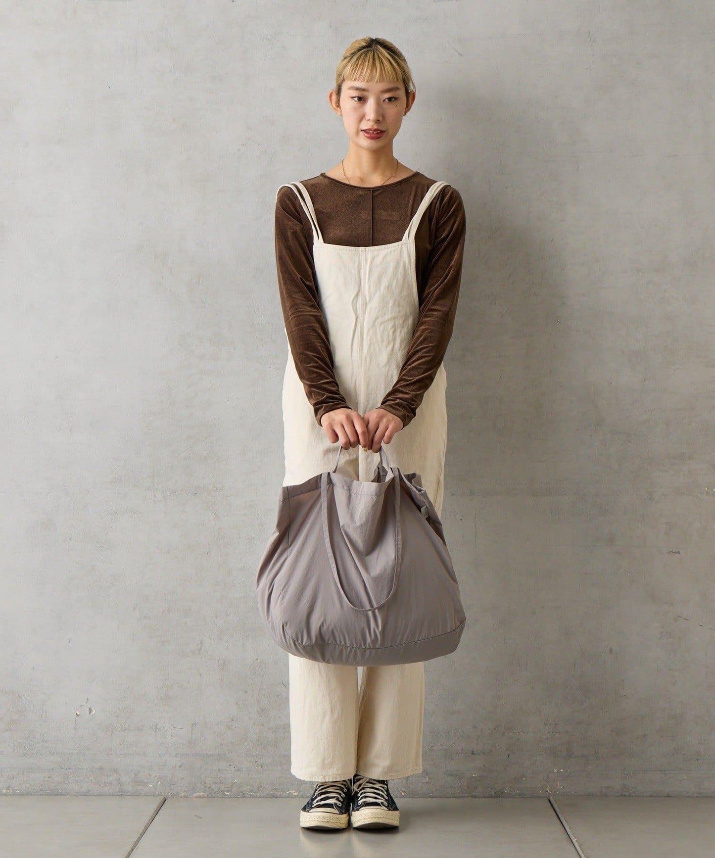 可摺疊尼龍兩用托特包