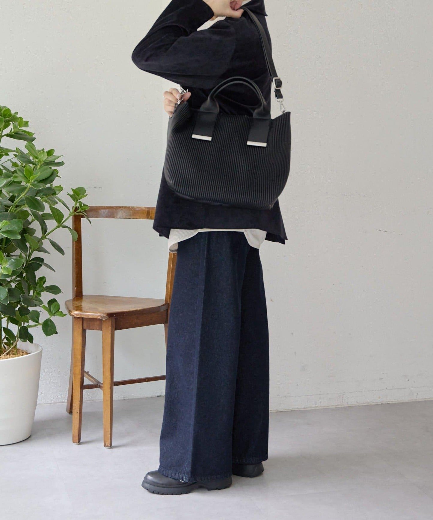 A4尺寸適用百褶托特包