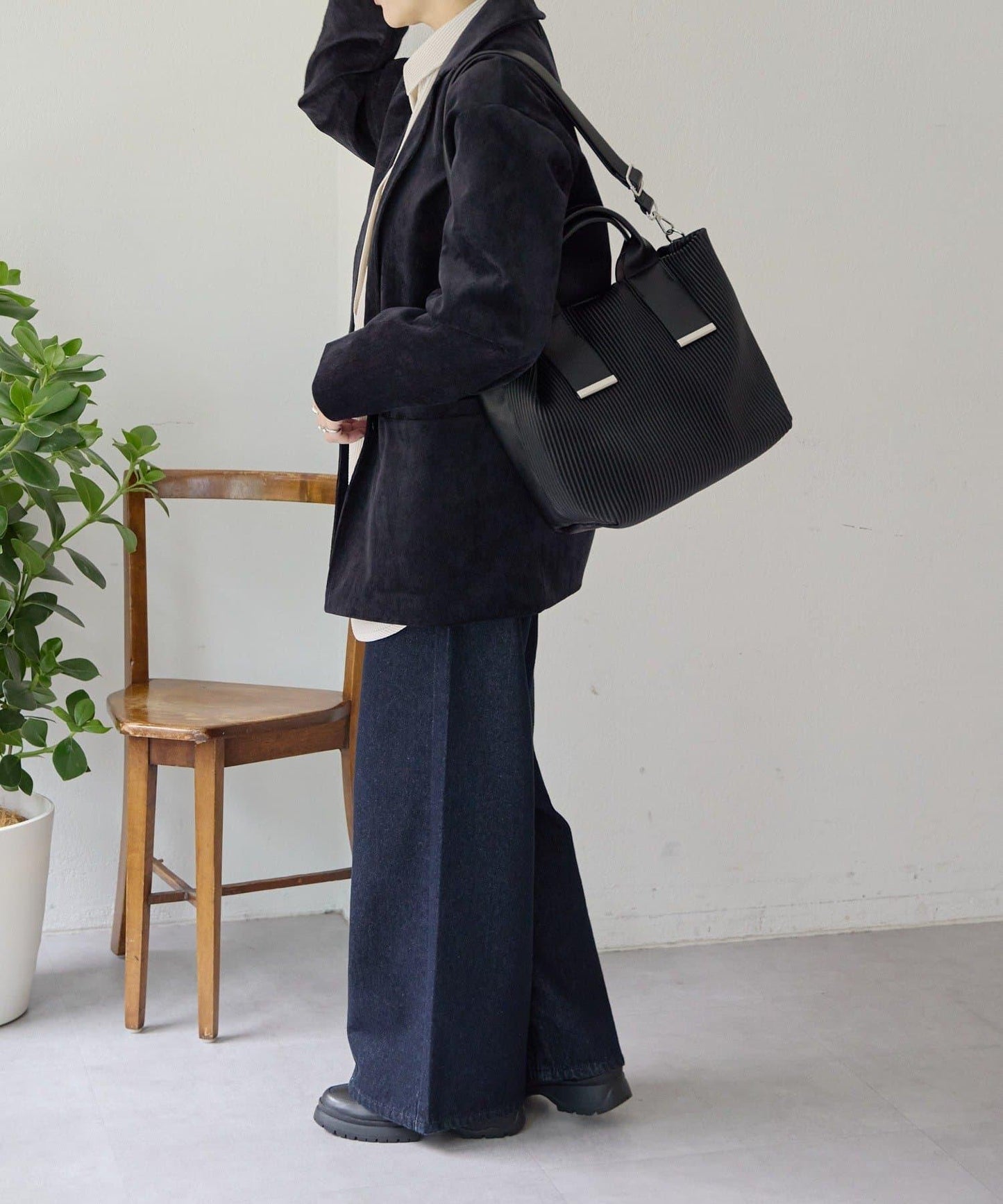 A4尺寸適用百褶托特包