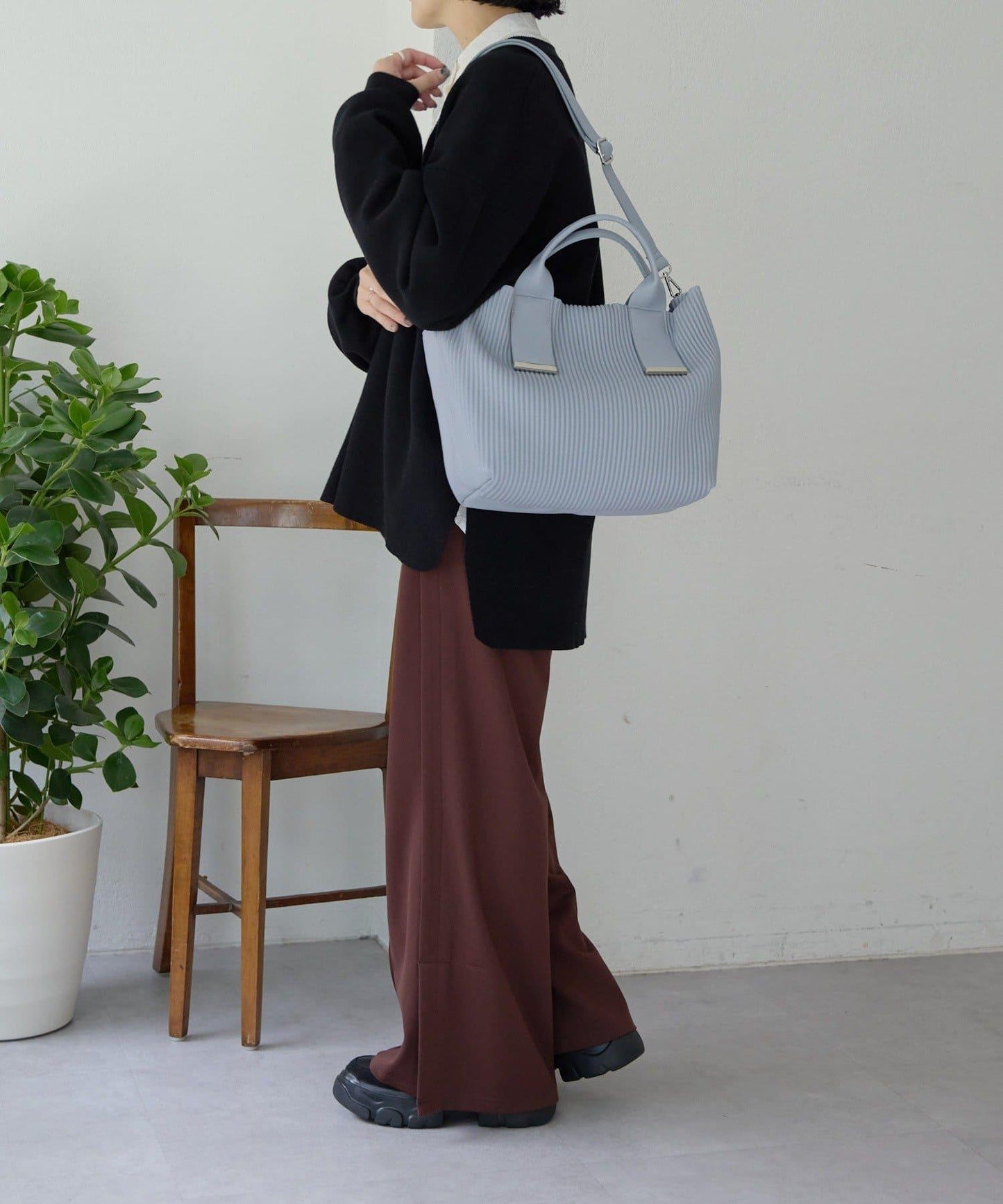 A4尺寸適用百褶托特包