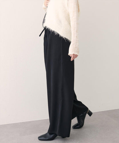 【EVERY VERY NICECLAUP】鬆緊腰寬腿褲