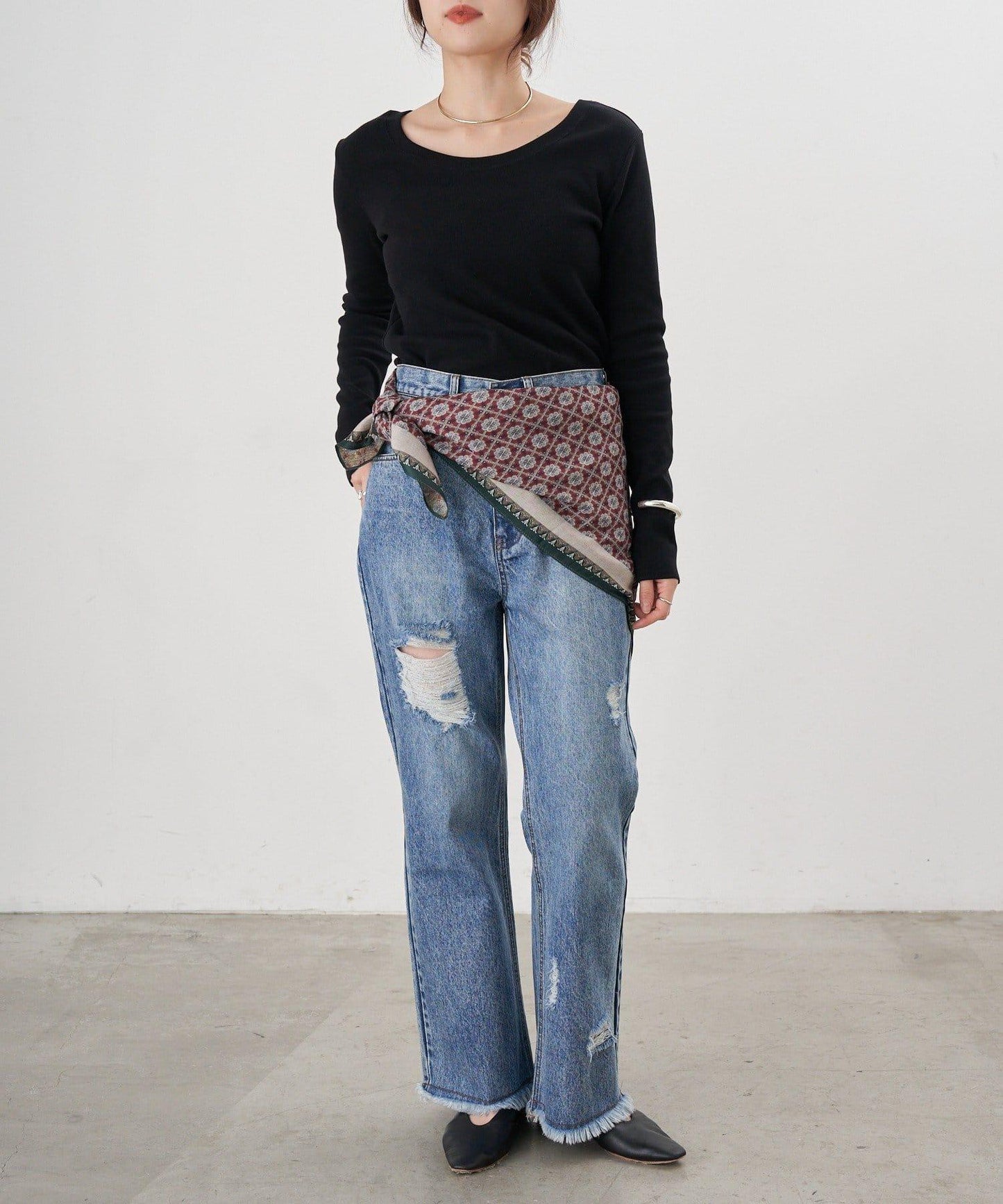 【26SS】破洞牛仔褲