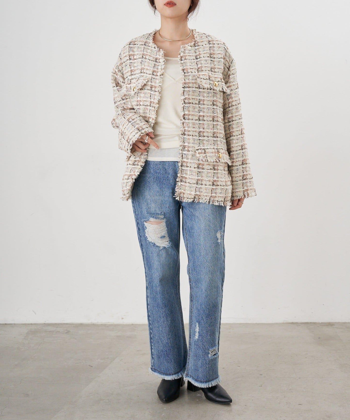 【26SS】破洞牛仔褲