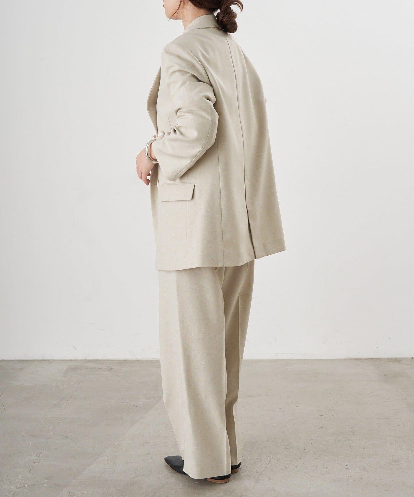 【26SS】寬鬆褶皺長褲