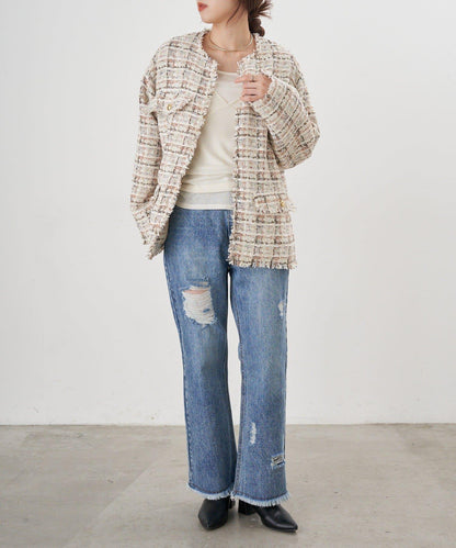 【26SS】破洞牛仔褲