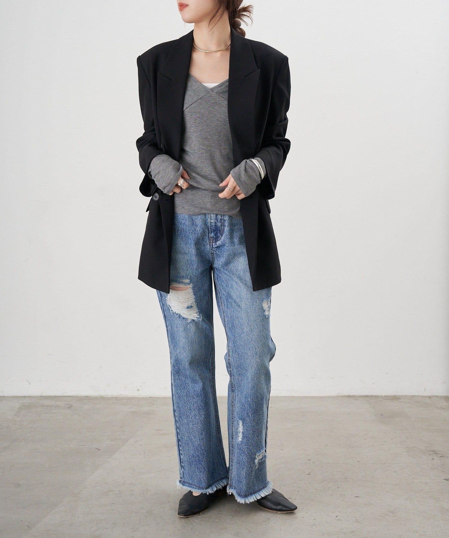 【26SS】破洞牛仔褲