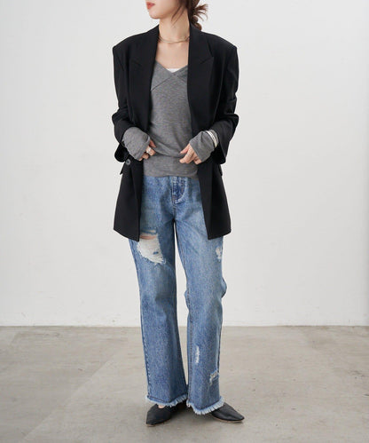 【26SS】破洞牛仔褲