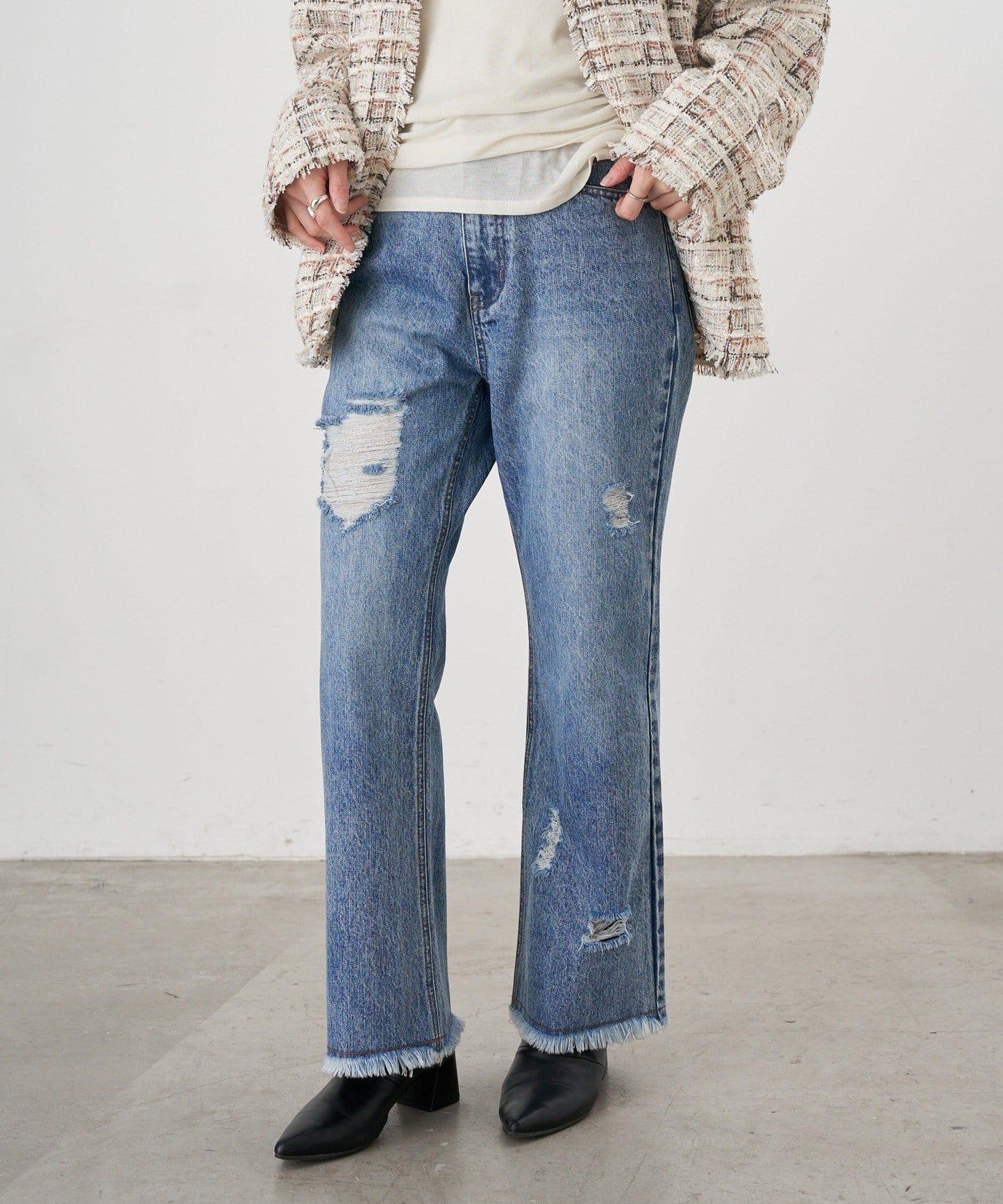 【26SS】破洞牛仔褲