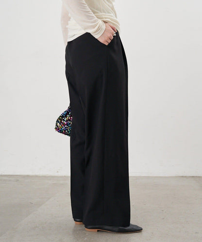 【26SS】寬鬆褶皺長褲