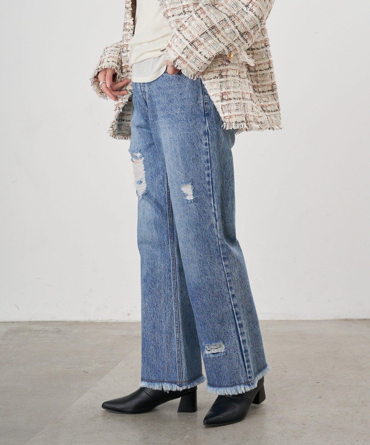 【26SS】破洞牛仔褲