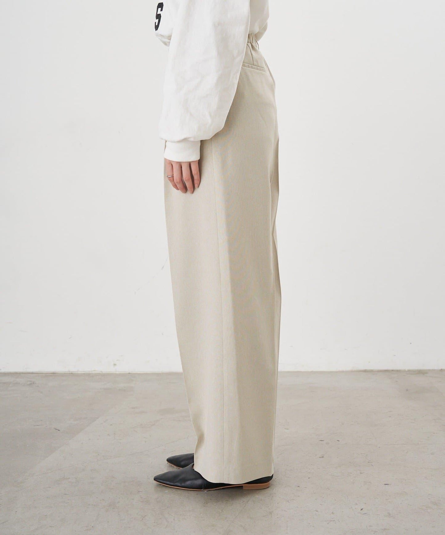 【26SS】寬鬆褶皺長褲
