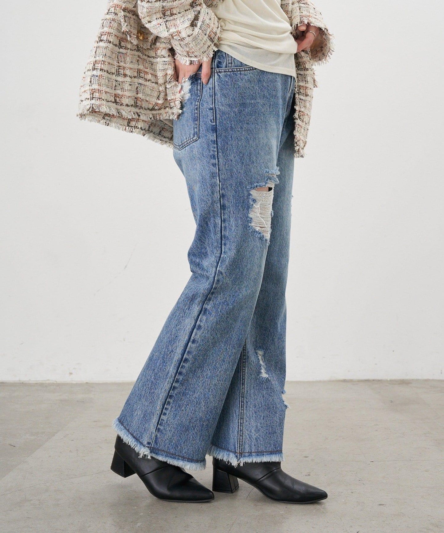 【26SS】破洞牛仔褲