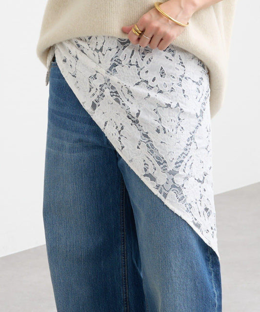 【à Nice (ア ・ニース)】手工蕾絲披肩