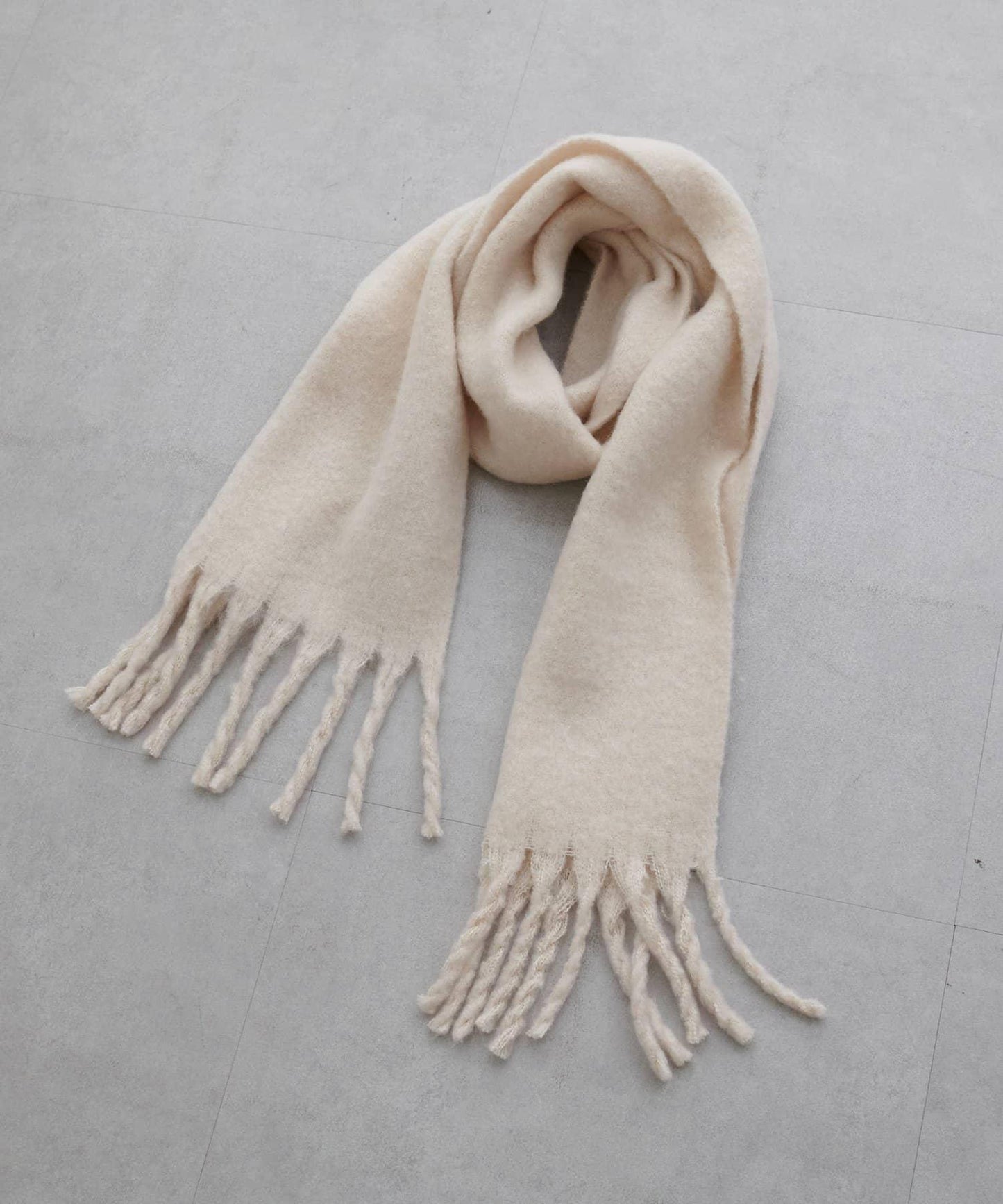 羊毛混紡圈圈紗圍巾