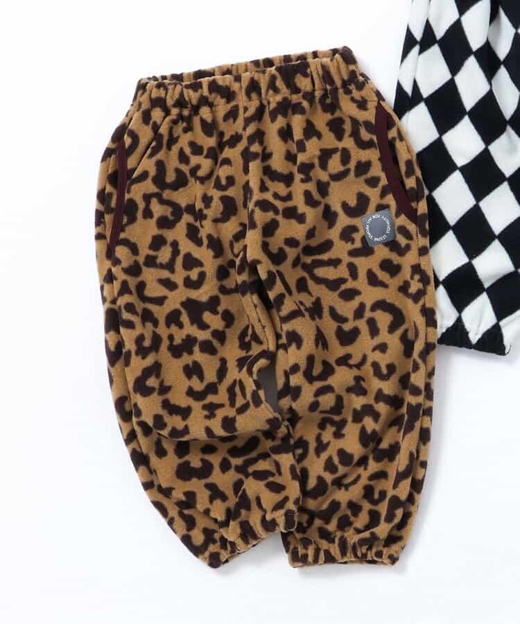 滿印抓絨長褲（可成套搭配） 十分褲