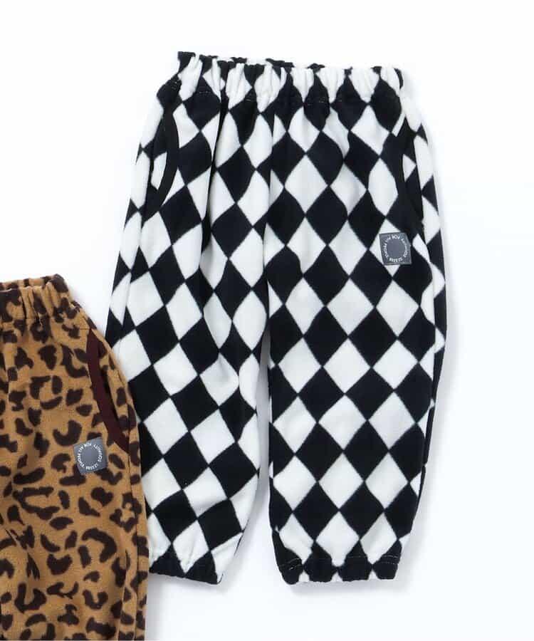 滿印抓絨長褲（可成套搭配） 十分褲