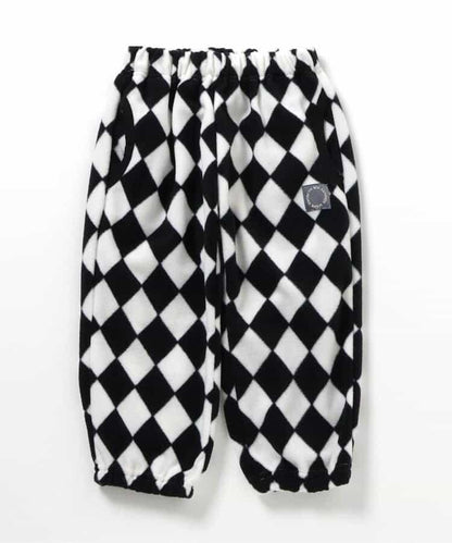 滿印抓絨長褲（可成套搭配） 十分褲