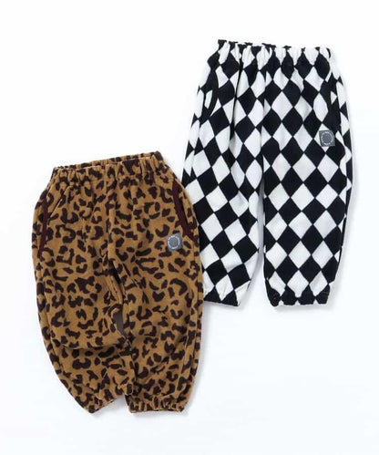 滿印抓絨長褲（可成套搭配） 十分褲