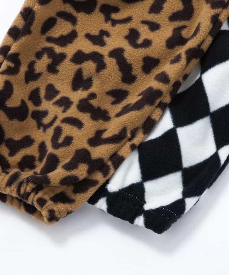 滿印抓絨長褲（可成套搭配） 十分褲