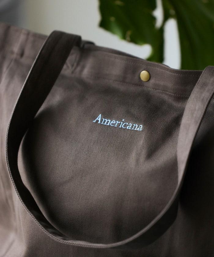 Americana× Firsthand 聯名刺繡TOTE BAG M LOGO刺繡 托特包 M碼