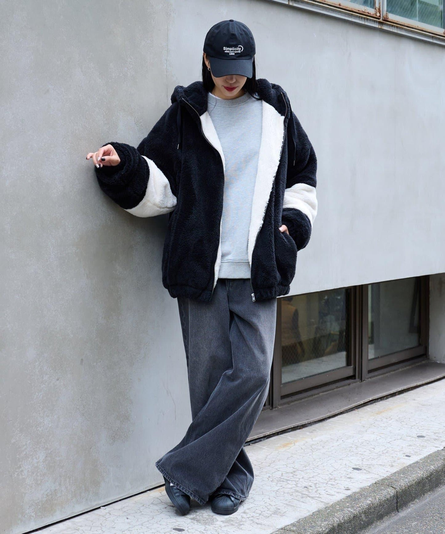 【復刻】長絨抓絨寬鬆連帽衛衣