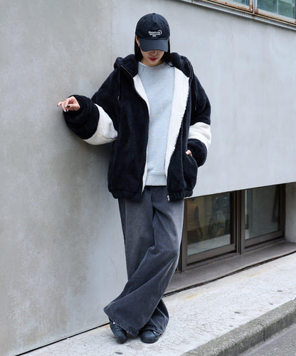 【復刻】長絨抓絨寬鬆連帽衛衣