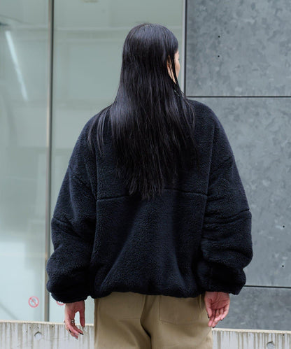【復刻】長絨抓絨加大立領夾克