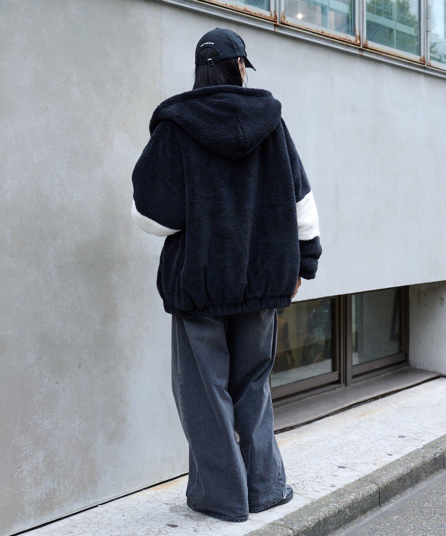 【復刻】長絨抓絨寬鬆連帽衛衣