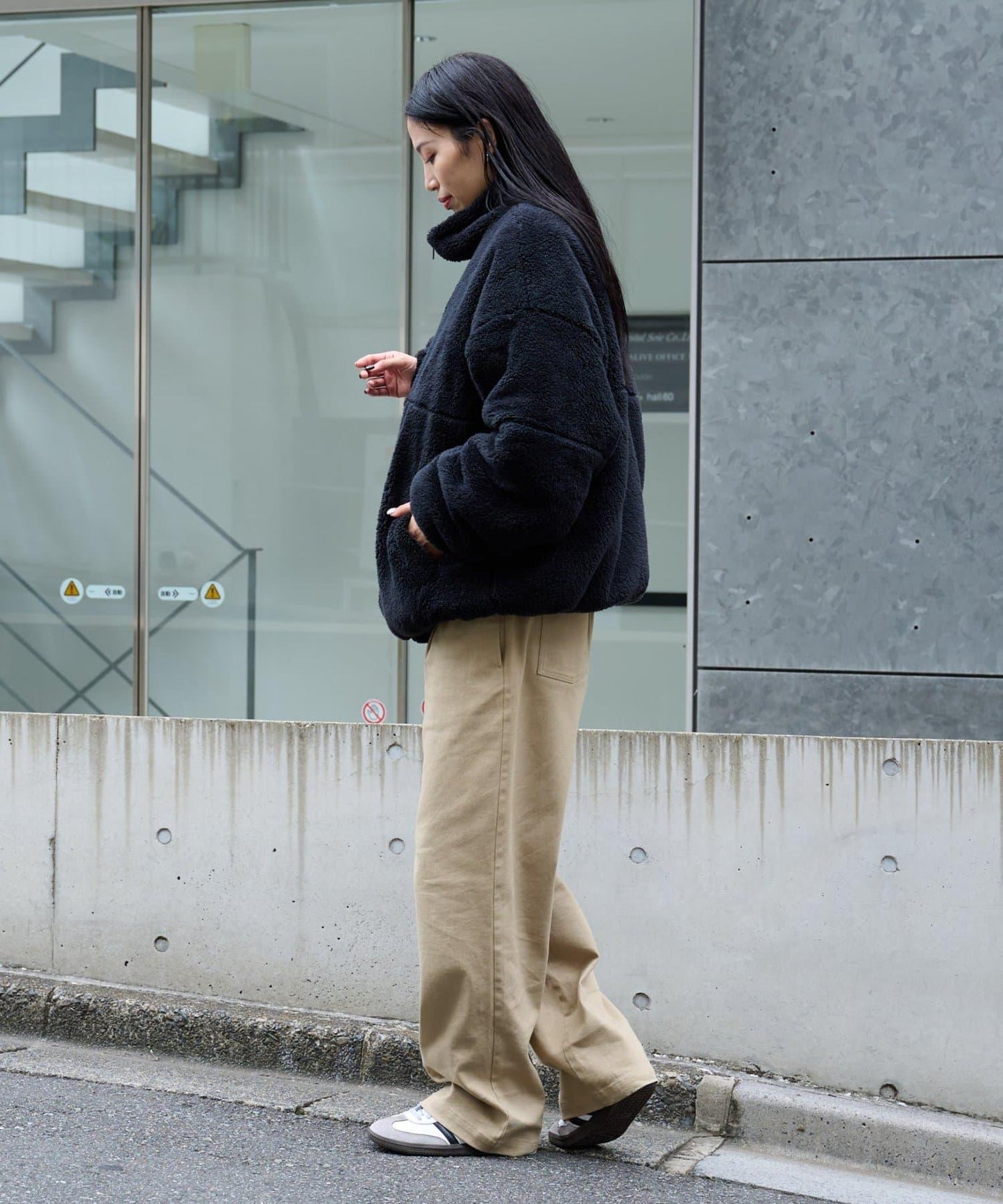 【復刻】長絨抓絨加大立領夾克