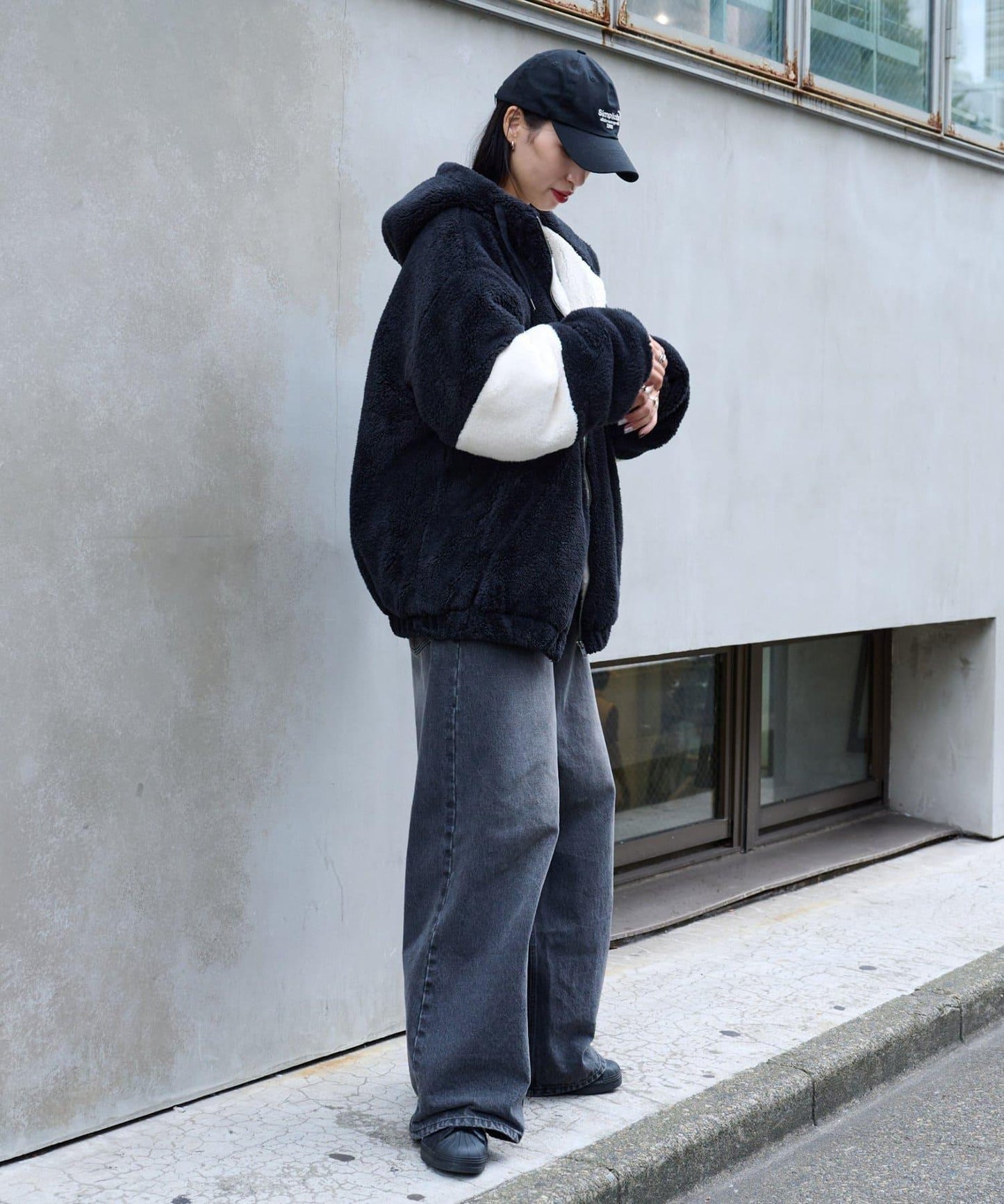 【復刻】長絨抓絨寬鬆連帽衛衣