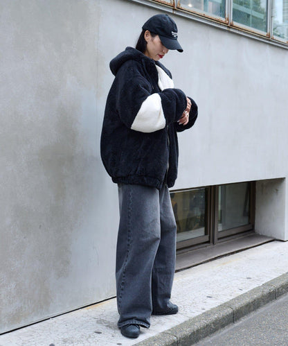 【復刻】長絨抓絨寬鬆連帽衛衣