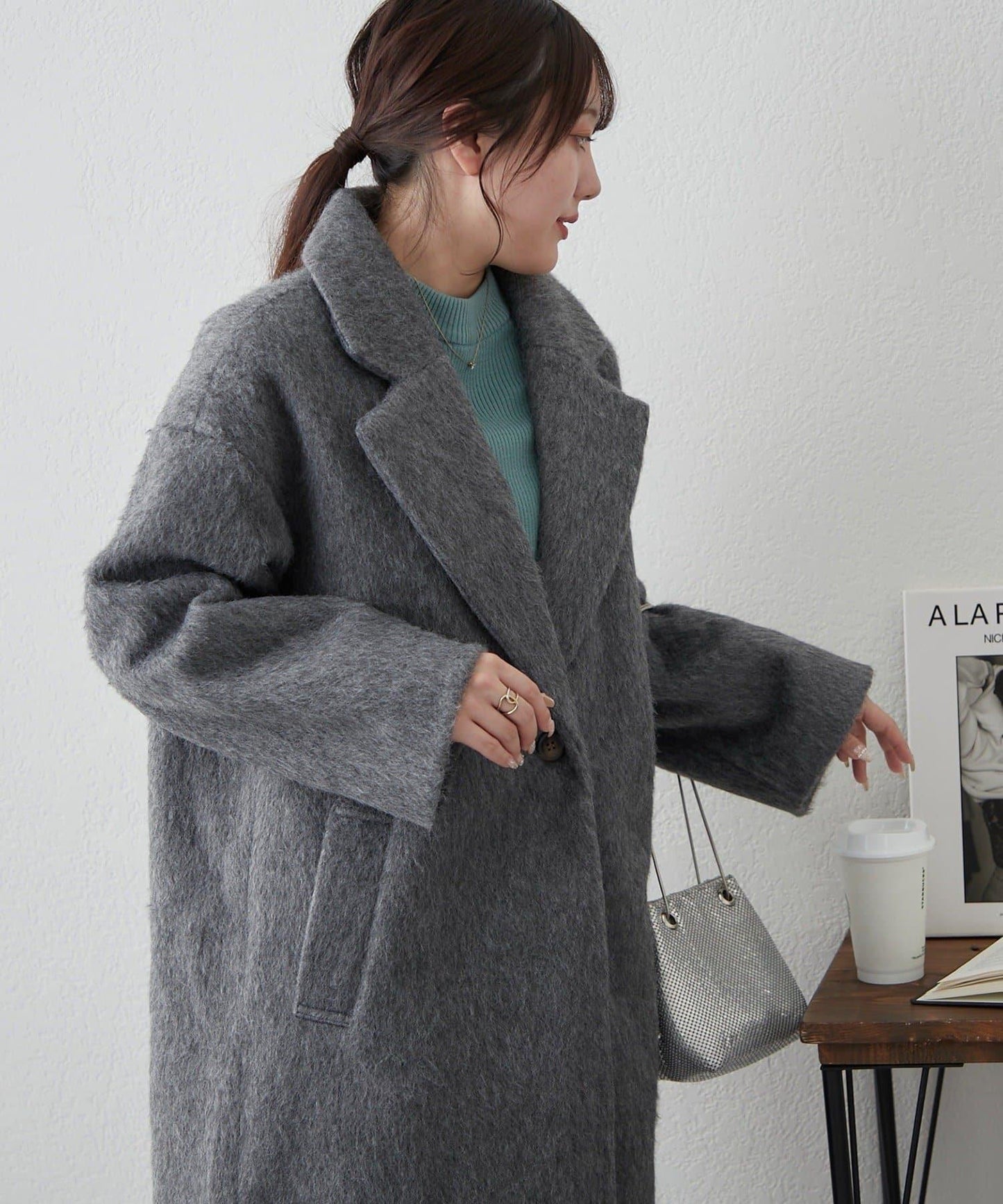 毛邊切斯特大衣